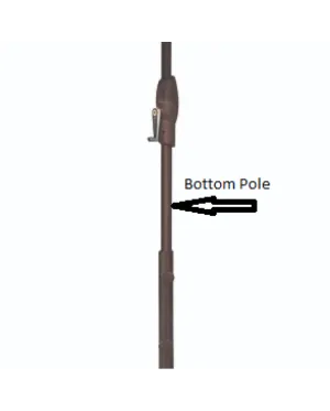 8’x10’ AUTO TILT BOTTOM POLE