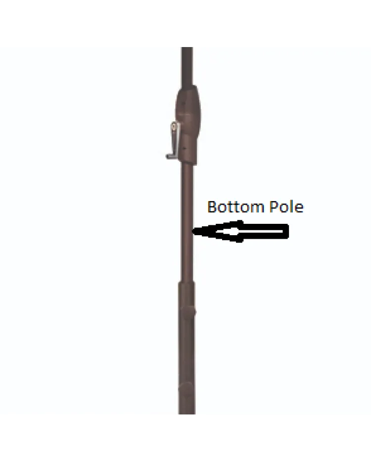 8’x10’ AUTO TILT BOTTOM POLE