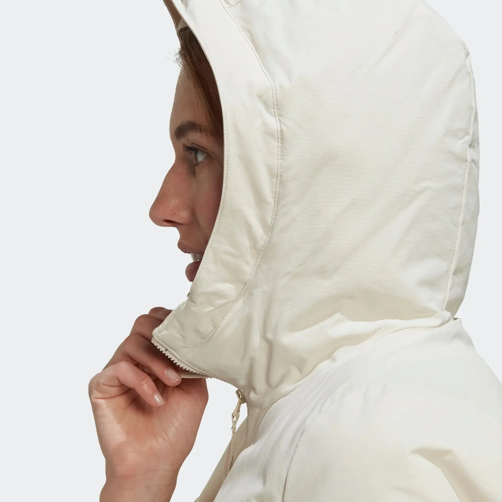 adidas Women's Hooded Parka - Cream