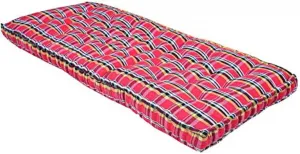 ATOOTFUSION Primium Quality Soft Cotton Multicolour Mattress | Cotton Gadda (Box Rectangle Type 4 x 6 ft OR 72 x 48 x 4 inch)