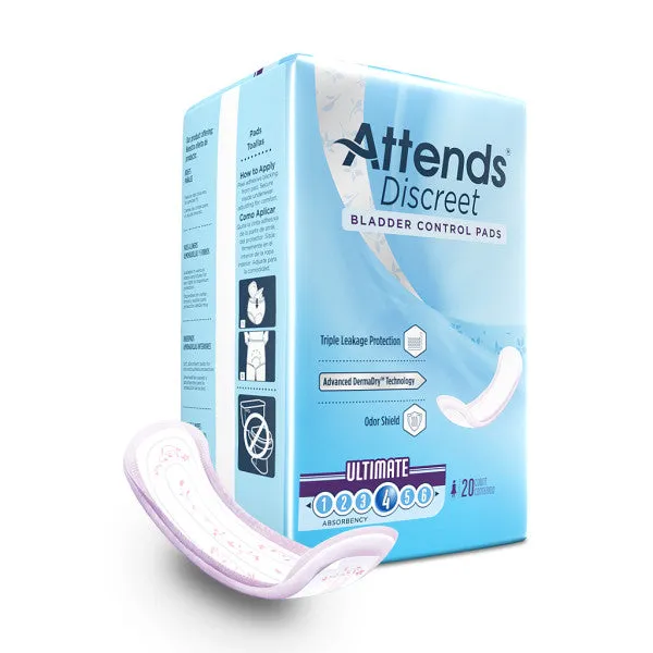 Attends Discreet Women's Ultimate Pads