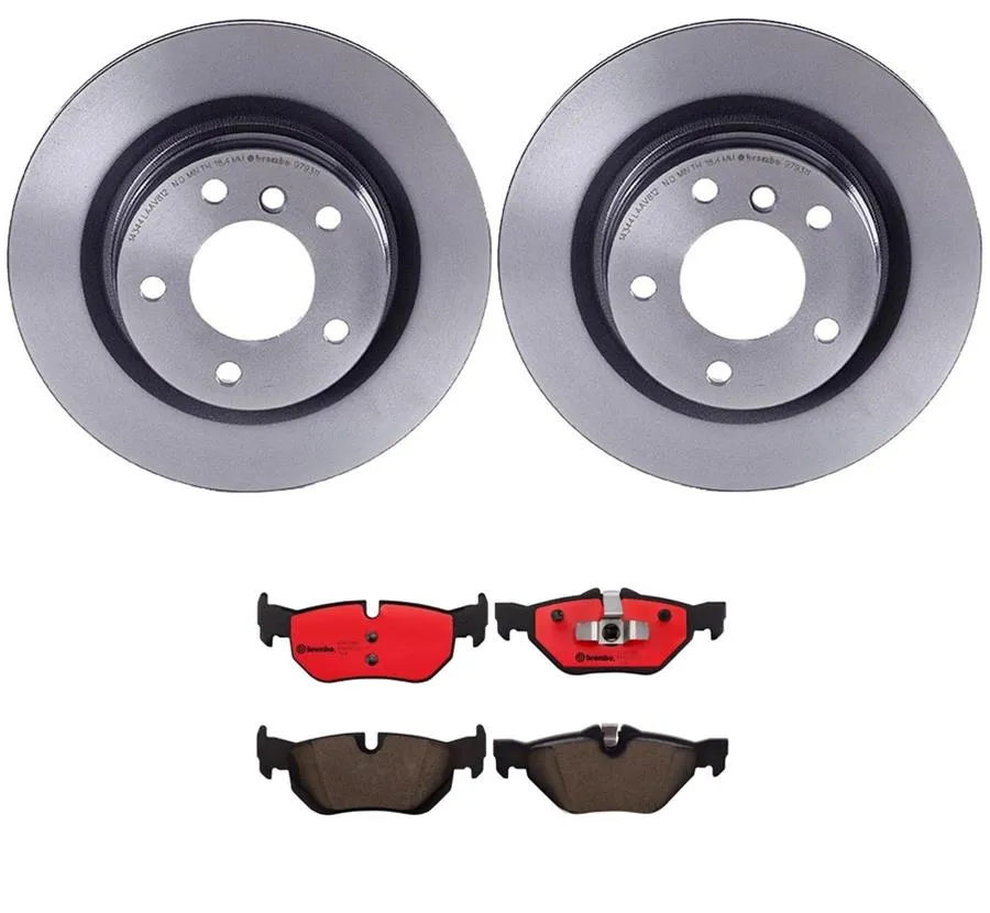 Brembo Disc Brake Pad and Rotor Kits KT00040