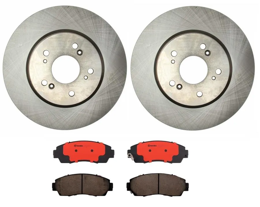 Brembo Optimal Performance Disc Brake Pad and Rotor Kits KT00084