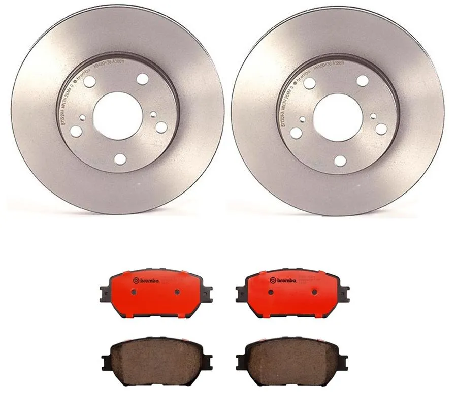 Brembo Disc Brake Pad and Rotor Kits KT00091