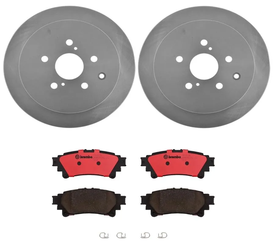 Brembo Disc Brake Pad and Rotor Kits KT00133