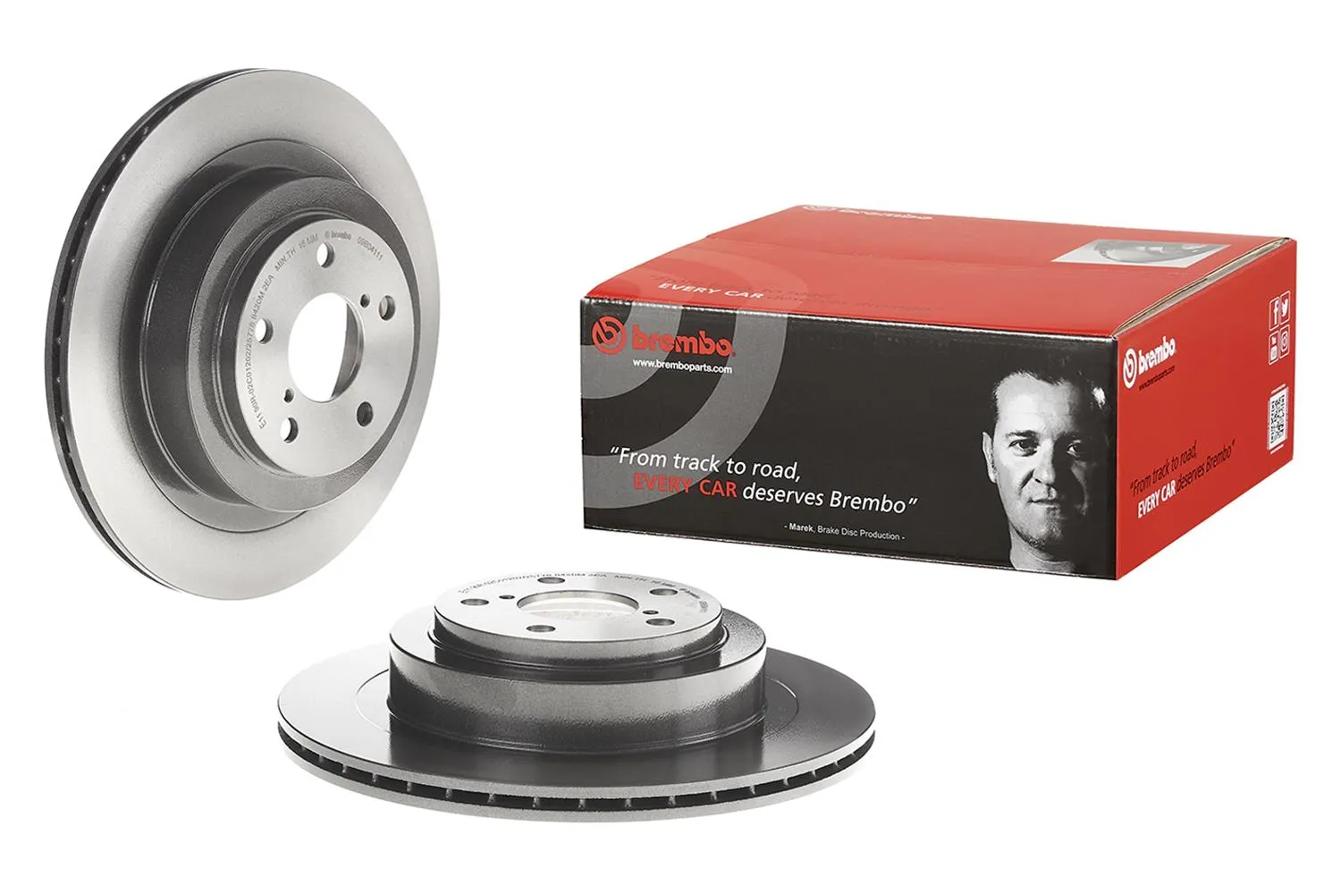 Brembo Disc Brake Pad and Rotor Kits KT00242