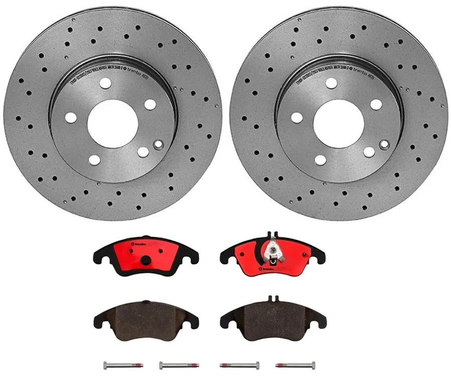 Brembo Disc Brake Pad and Rotor Kits KT00295