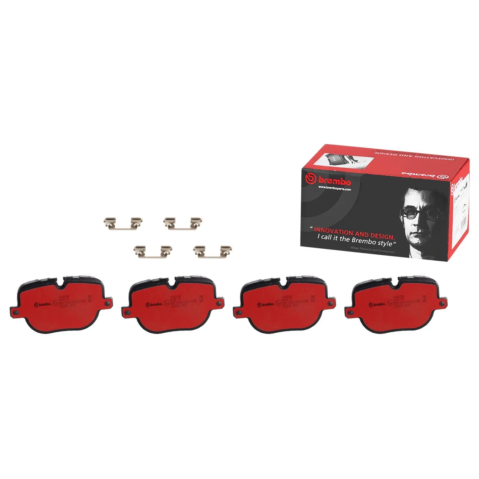 Optimized Brembo Disc Brake Pad with Enhanced Rotor Kits KT00364