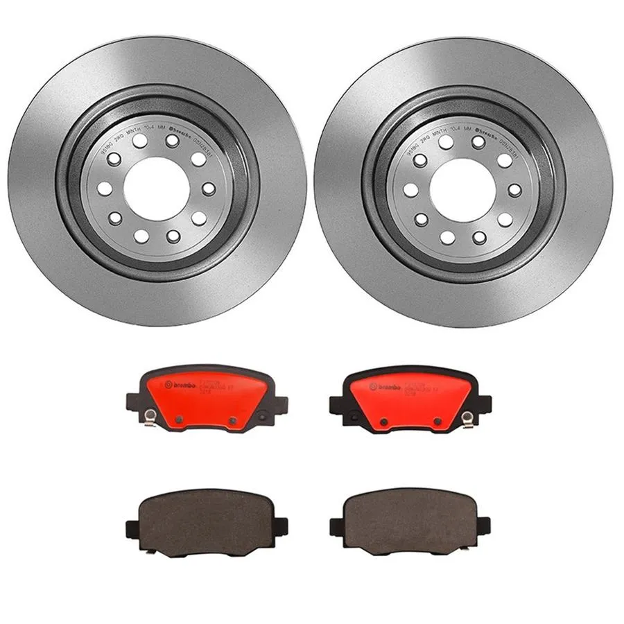 Brembo Disc Brake Pad and Rotor Kits KT00672