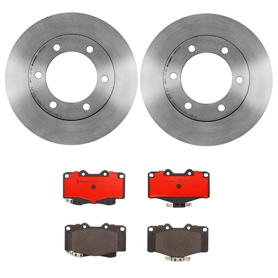 Brembo Disc Brake Pad and Rotor Kits KT00752