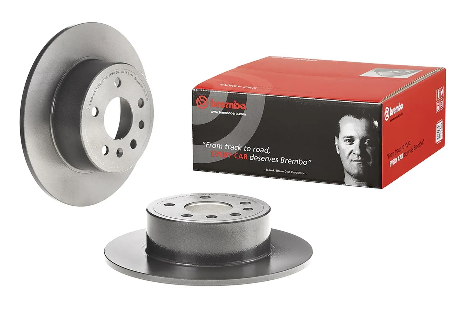 Brembo Disc Brake Pad and Rotor Kits KT00805