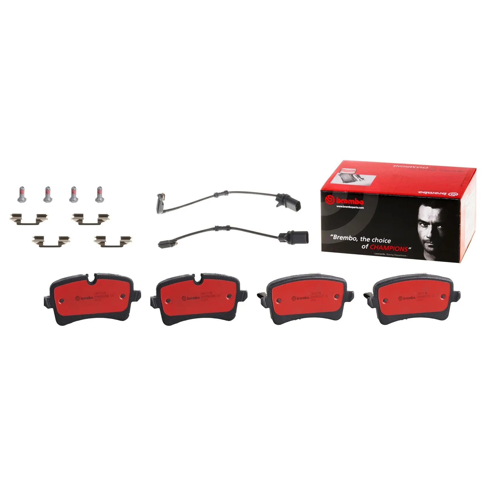 Optimized Brembo Disc Brake Pad and Premium Rotor Kit KT00822