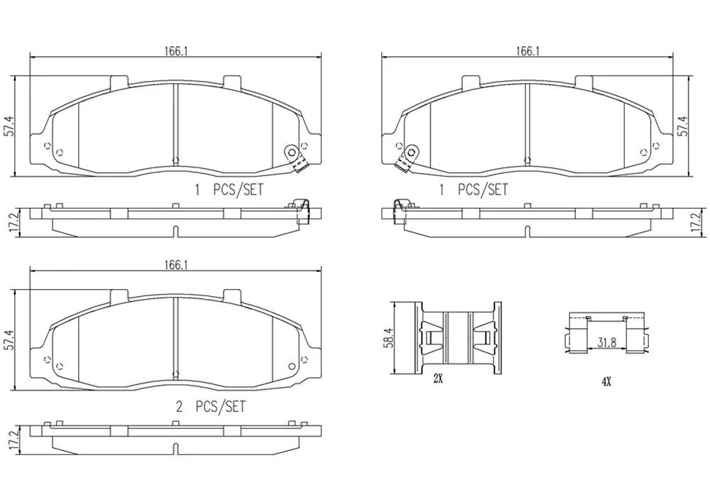 Brembo Disc Brake Pad and Rotor Kits KT00861