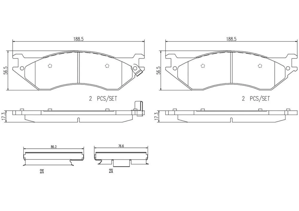 Brembo Disc Brake Pad and Rotor Kits KT00863