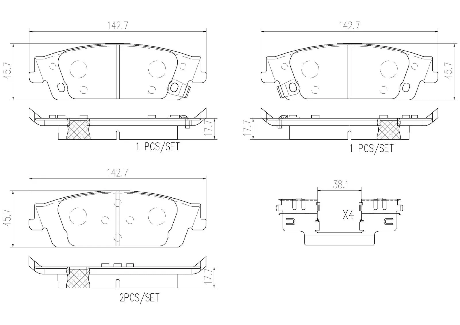 Brembo Disc Brake Pad and Rotor Kits KT00984