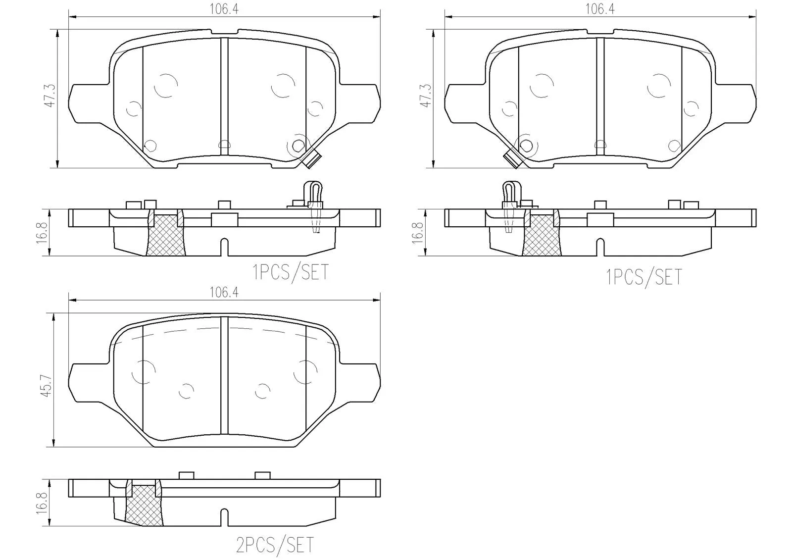 Brembo Disc Brake Pad and Rotor Kits KT00A06