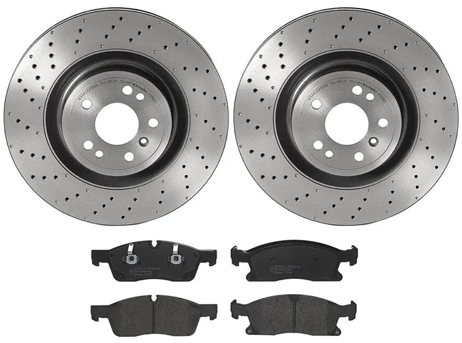 Brembo Disc Brake Pad and Rotor Kits KT04094