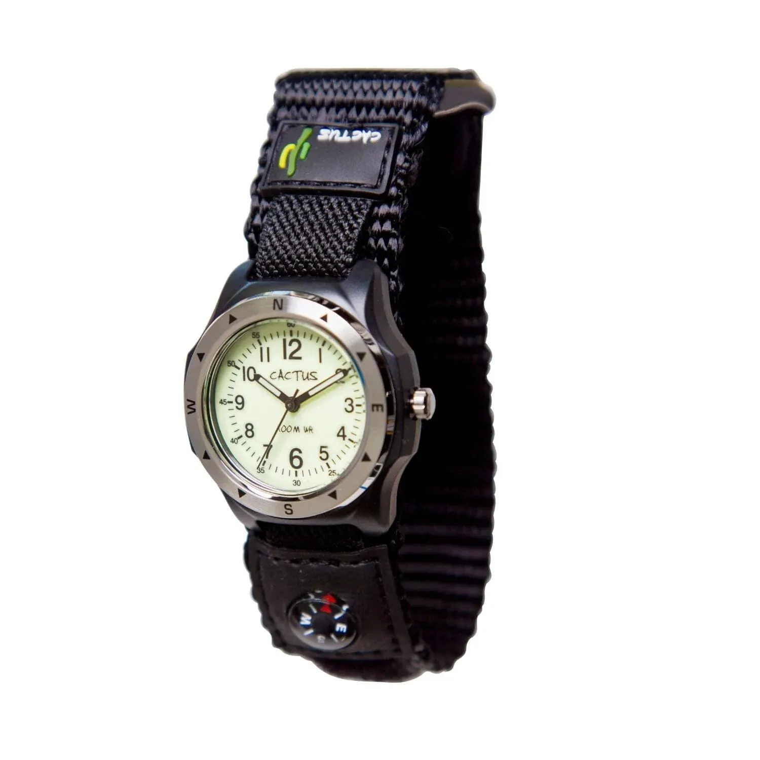 Cactus Navigator - Kids Boys Water Resistant Watch with Compass