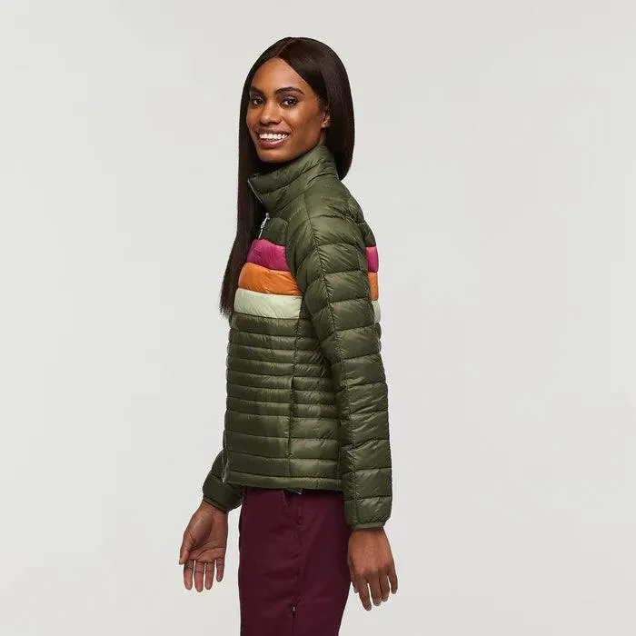 Cotopaxi Women’s Fuego Down Jacket Fatigue Stripes