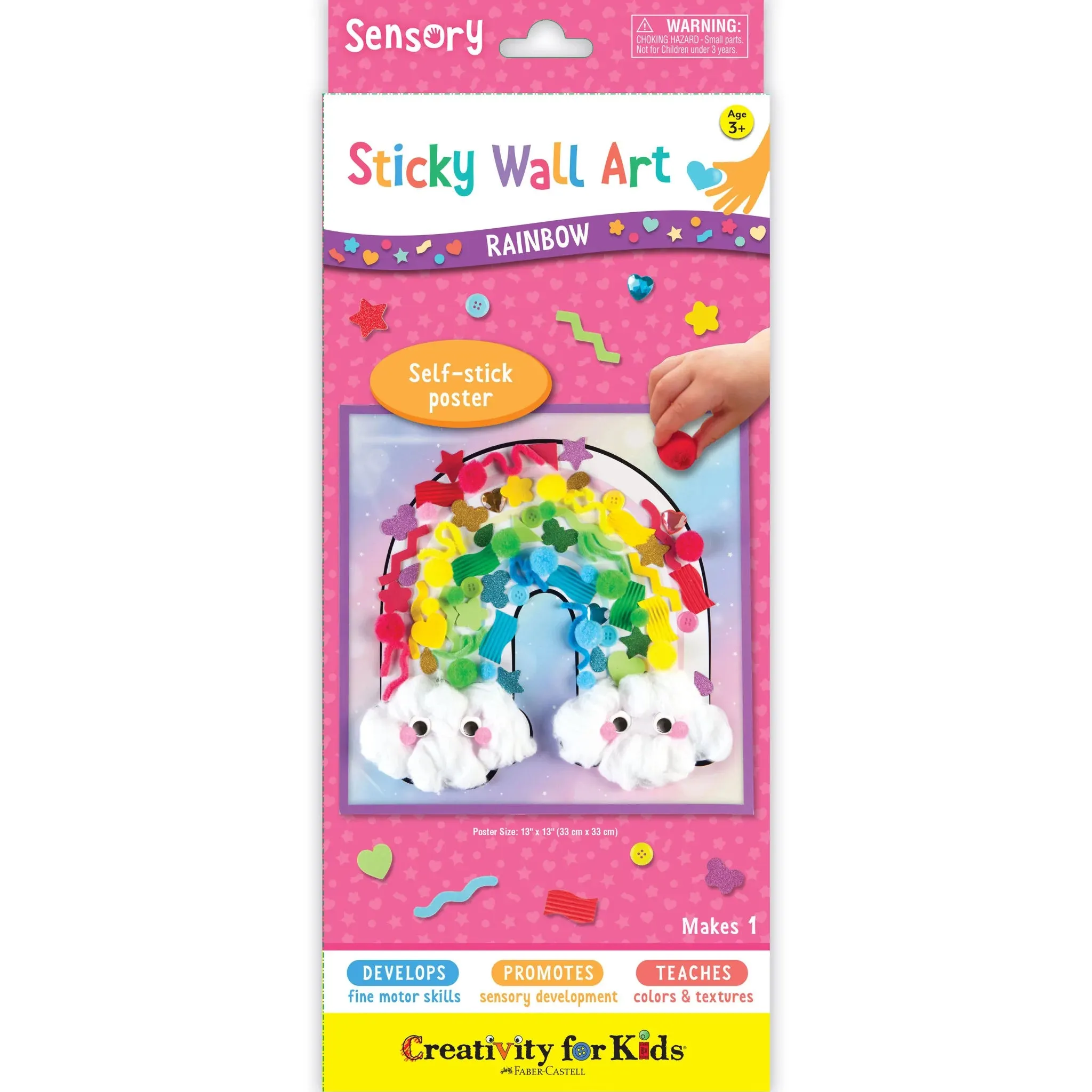 Creativity for Kids 6353 Sensory Sticky Wall Art - Rainbow