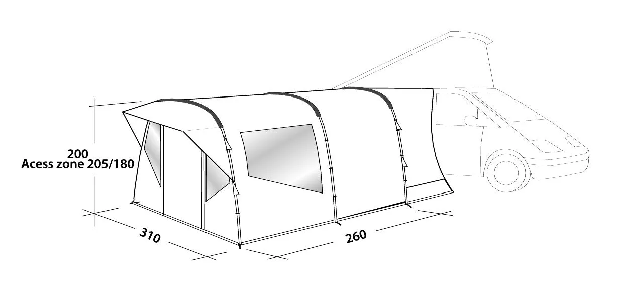 Easy Camp Wimberly Drive Away Awning