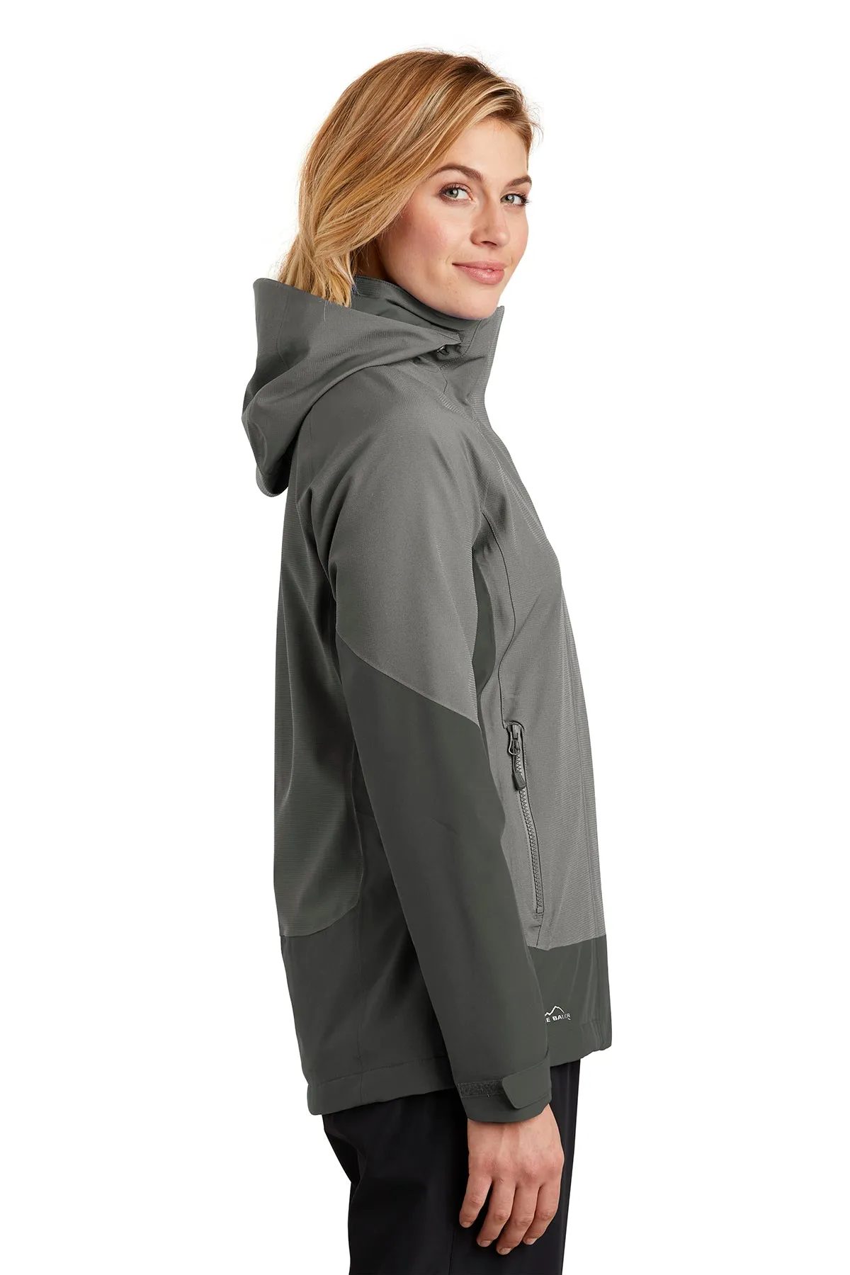 Eddie Bauer Ladies WeatherEdge Custom Jackets, Metal Grey