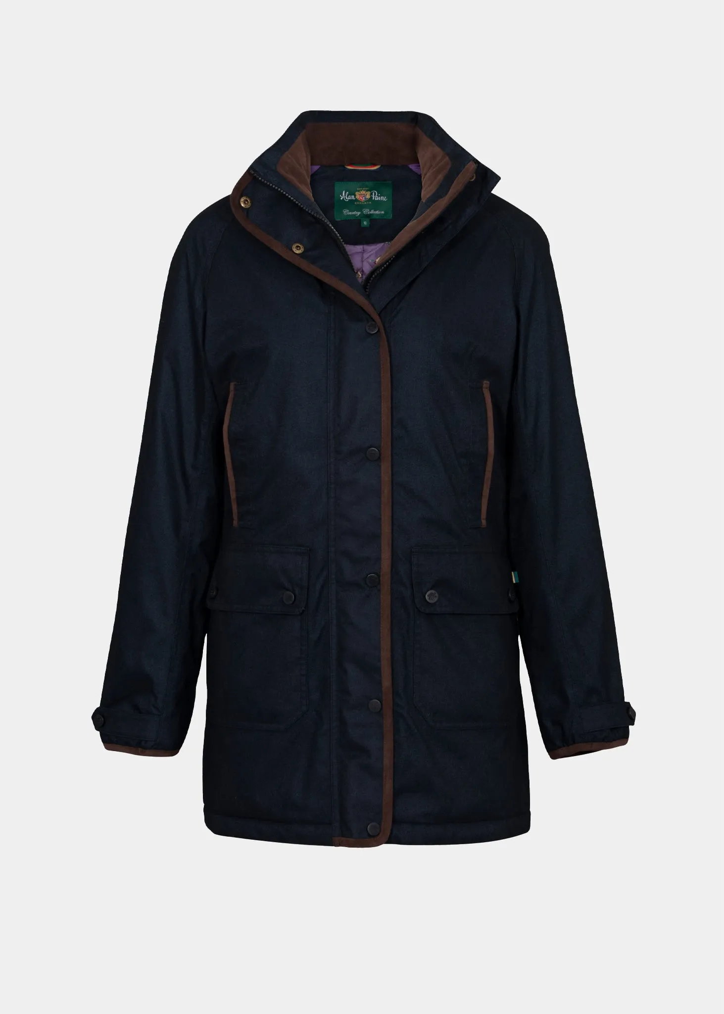 Fernley Ladies Waterproof Weekend Coat In Navy