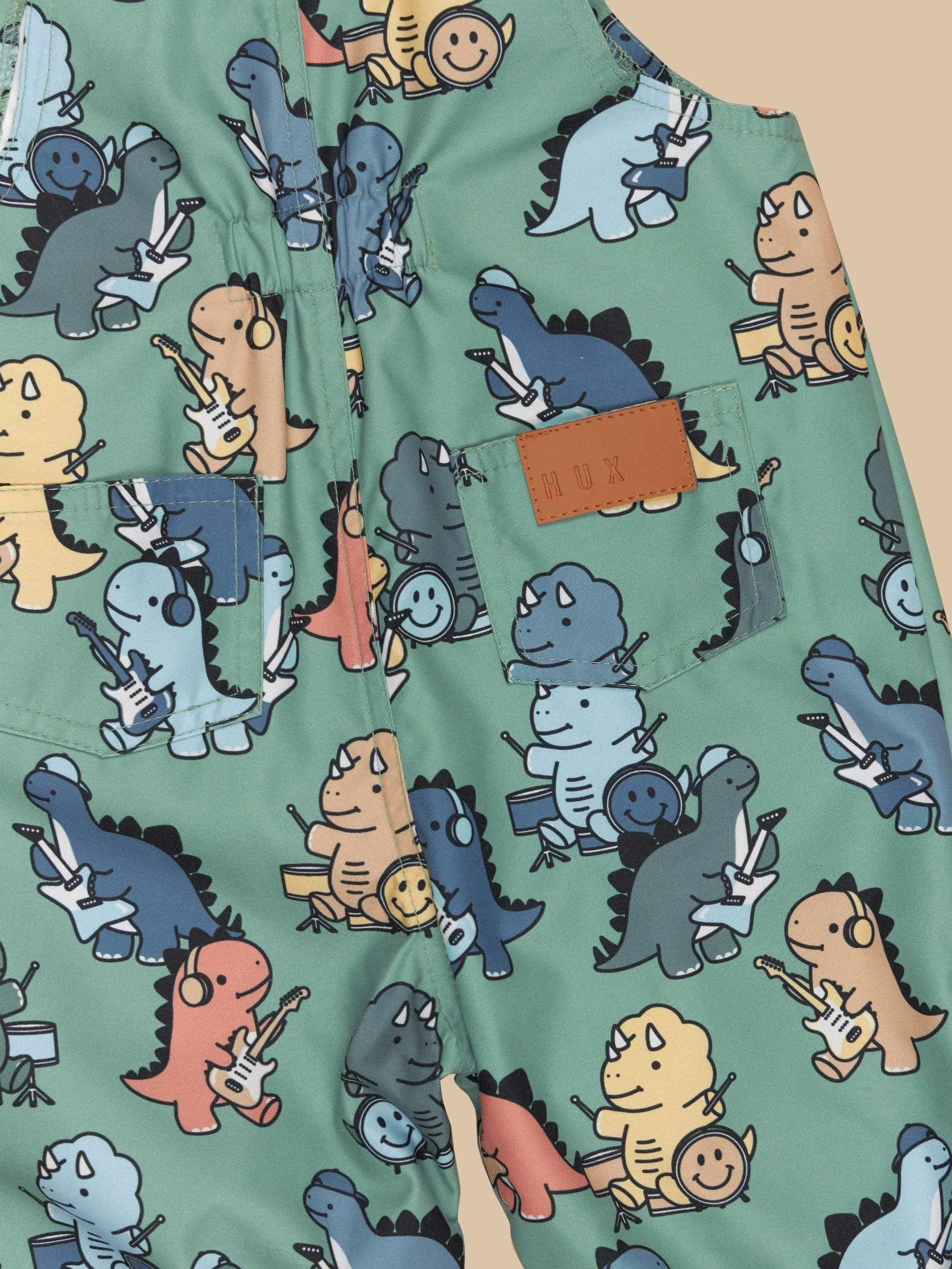 Huxbaby Dino Band Puddle Suit