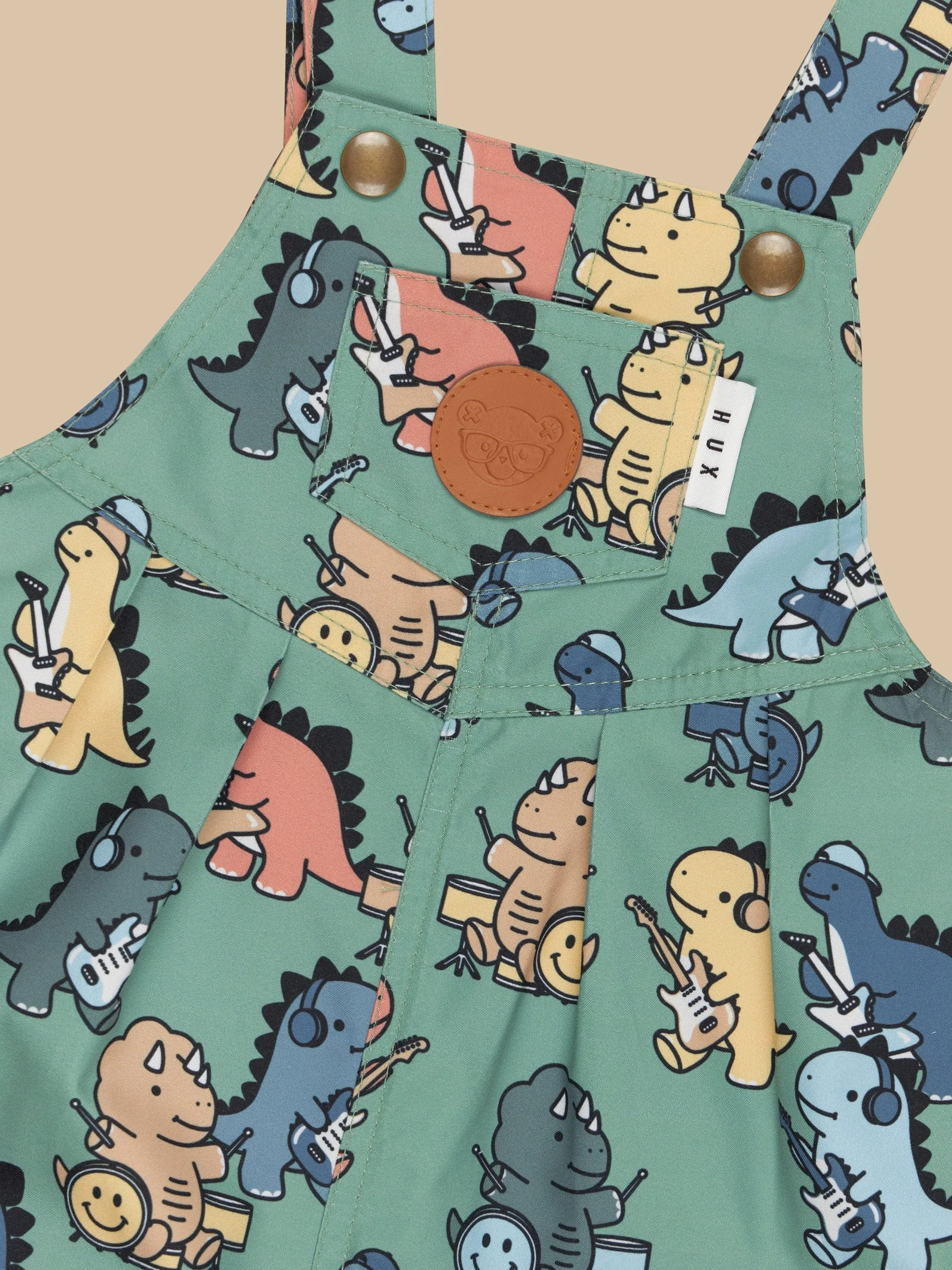 Huxbaby Dino Band Puddle Suit