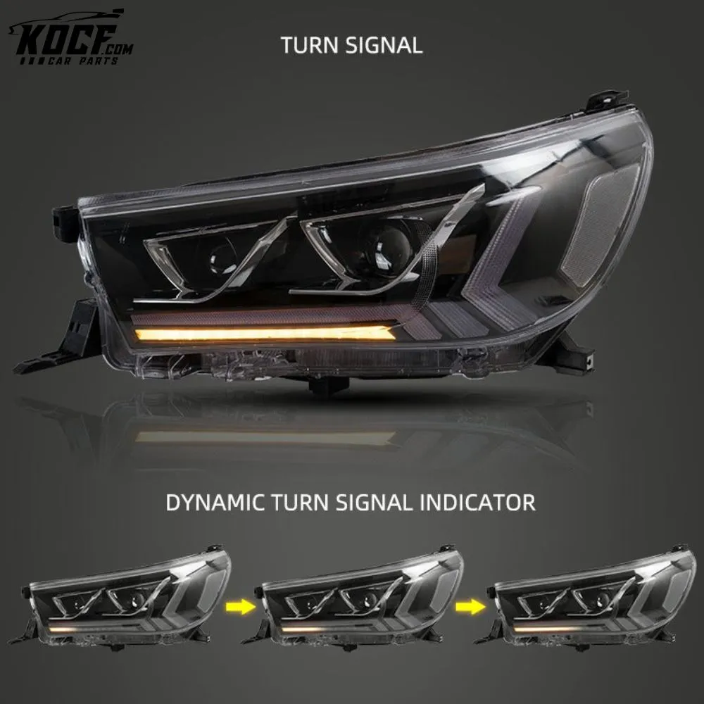 LED Headlights For Toyota Hilux 2015-2020 Front Lights