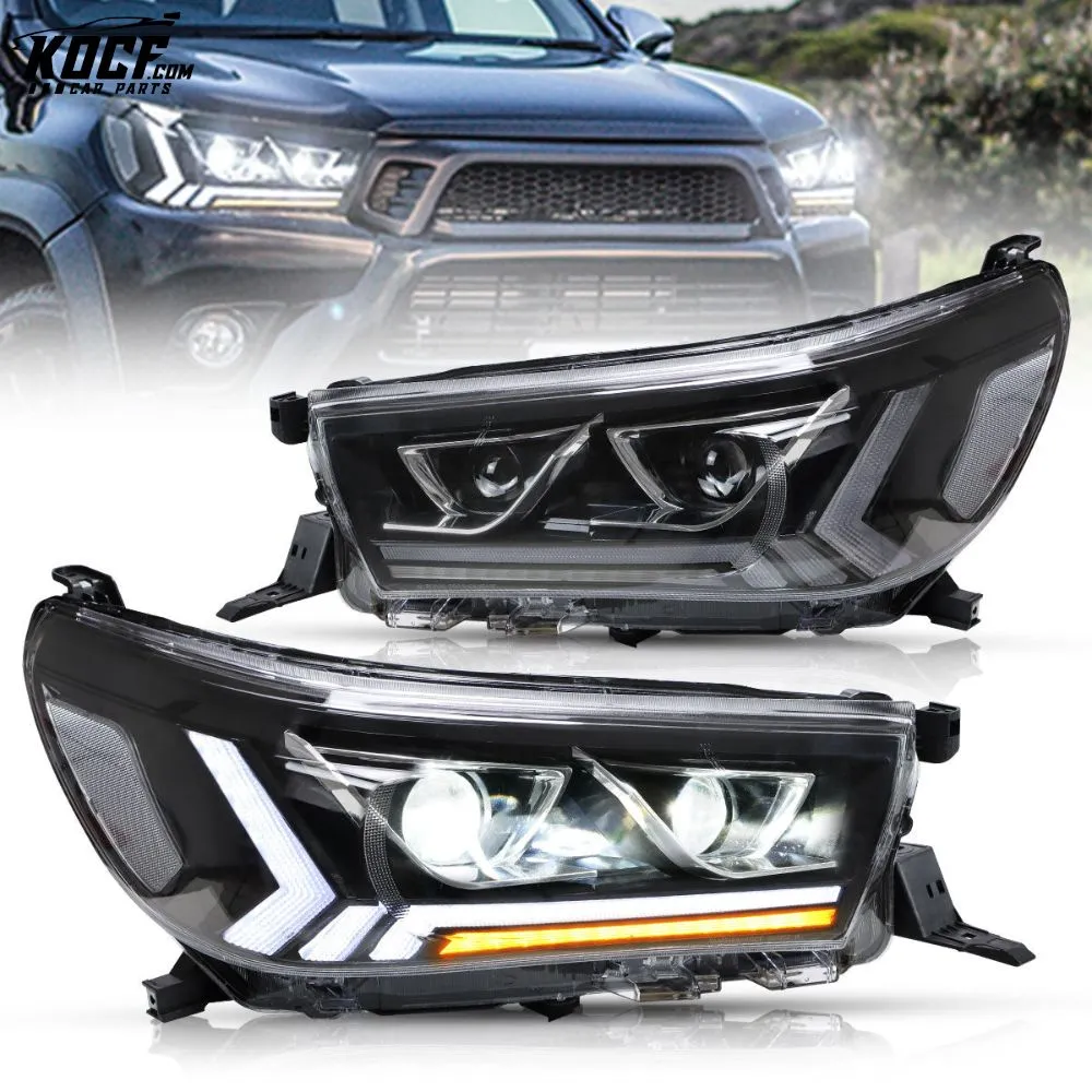 LED Headlights For Toyota Hilux 2015-2020 Front Lights