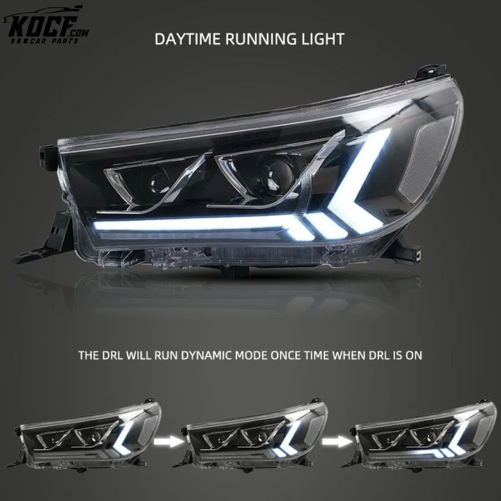 LED Headlights For Toyota Hilux 2015-2020 Front Lights