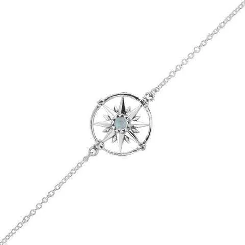 Moonstone Compass Bracelet