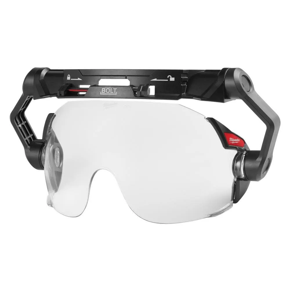 Open Box - Milwaukee Tool BOLT Clear Dual Coat Lens Eye Visor