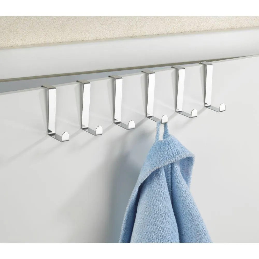 Over Door Hooks 6 Pack Stainless Steel