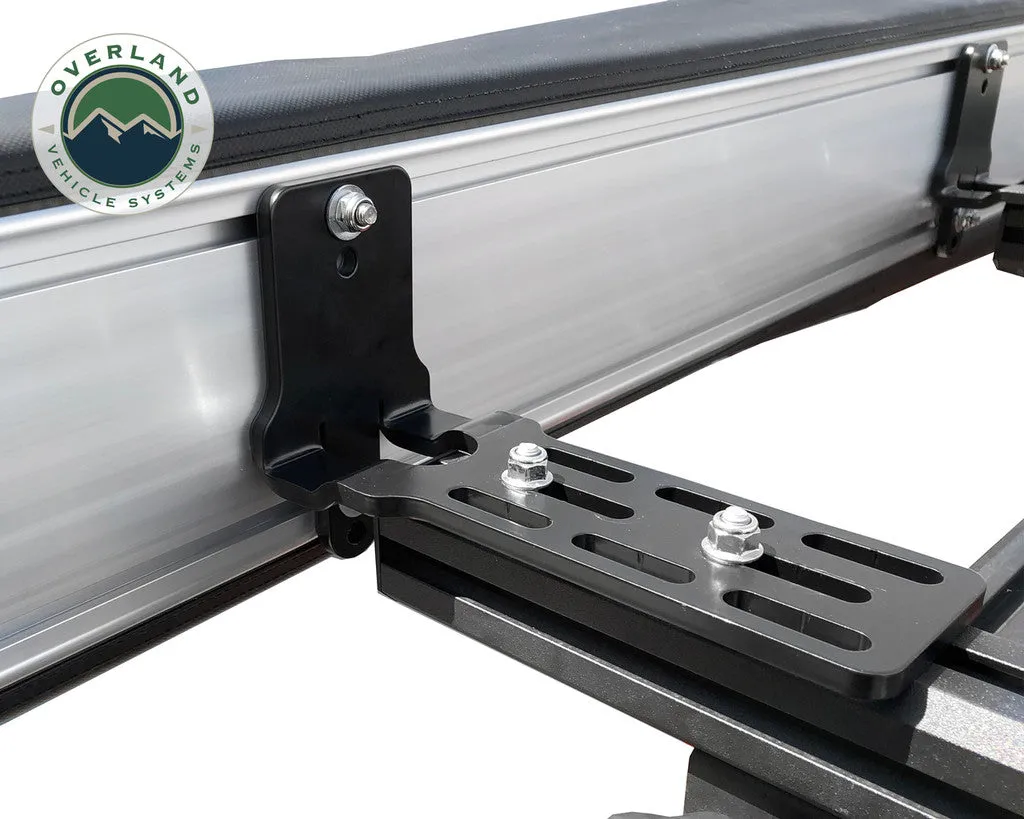 Overland Vehicle Systems 270 Awning with Bracket Kit for Mid - High Roofline Vans