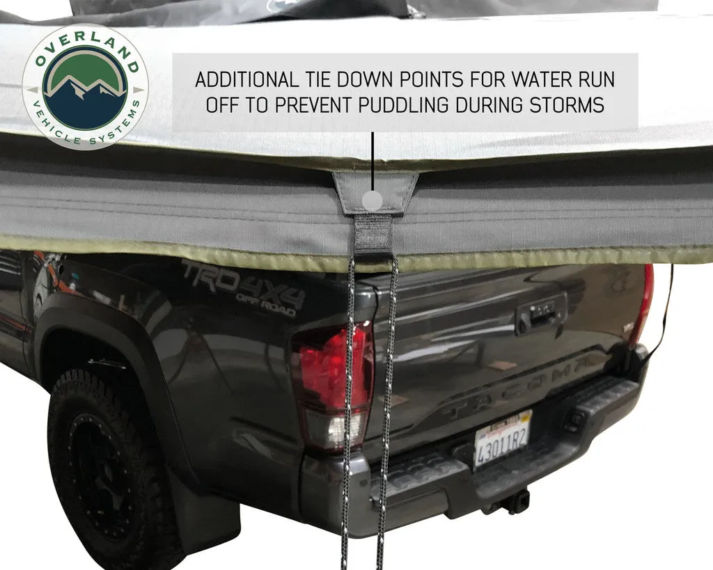 Overland Vehicle Systems 270 Awning with Bracket Kit for Mid - High Roofline Vans