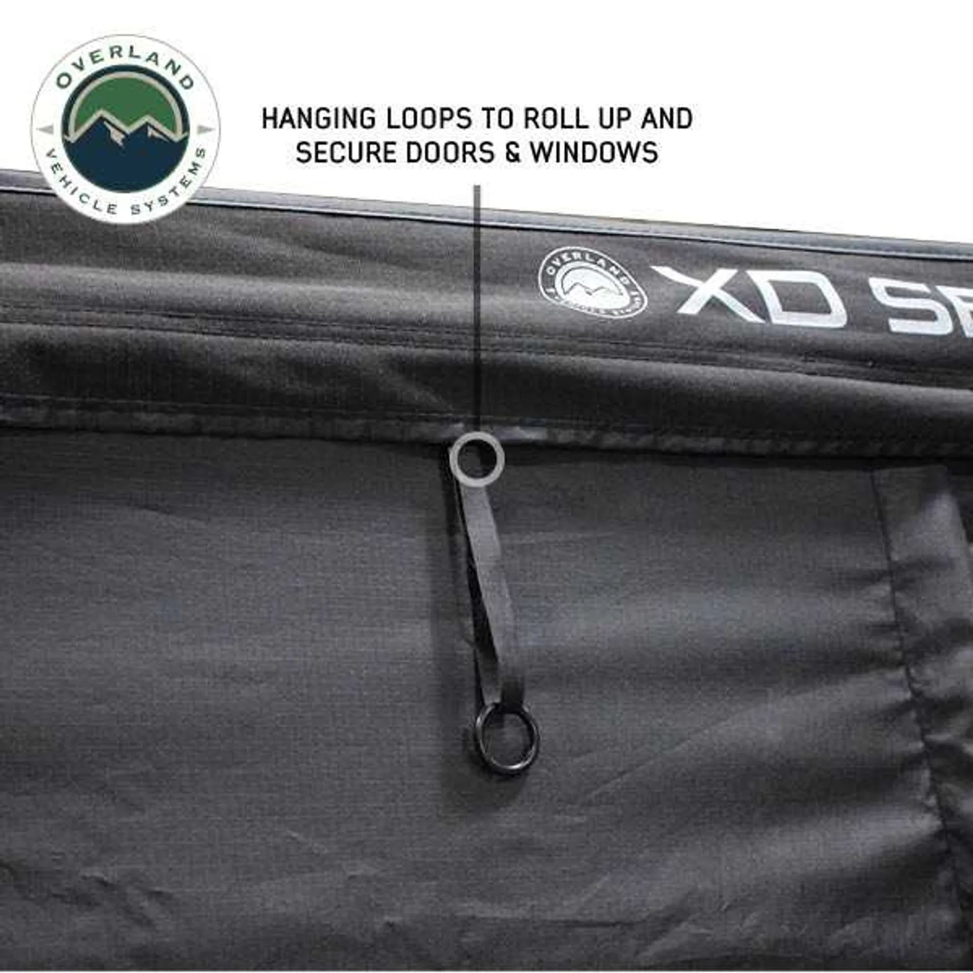 OVS XD Nomadic 270 Degree Awning & Wall Kit Combo - Lights, Black Out, Black Body , Trim, and Travel Cover