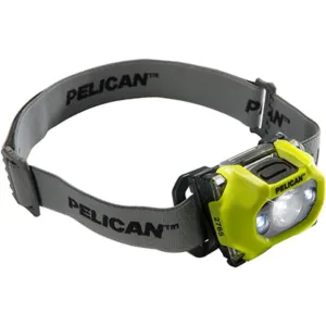 Pelican 2765 027650-0103-245 155 Lumens Headlamp, Hi Vis Yellow, 1 Each