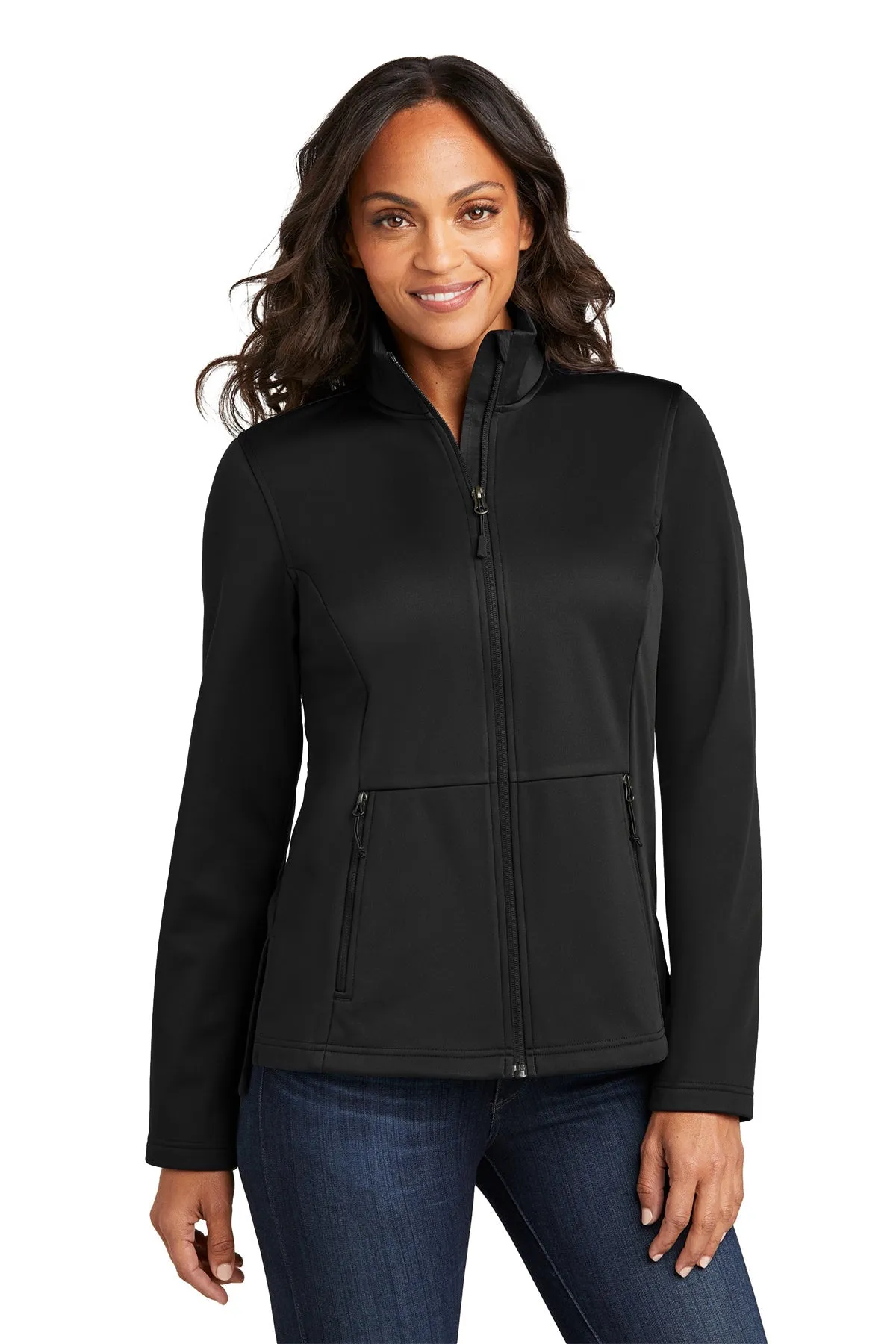 Port Authority Ladies Flexshell Custom Jackets, Deep Black