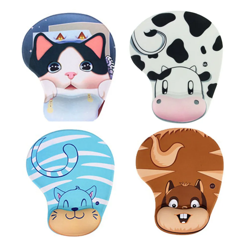 Practical Lovely Animal Skid Resistance Memory Foam Comfort Wrist Rest Support Mouse Pad Mice Pad Gaming Mouse pad