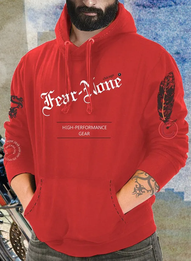 Red "Fierce Rider" Hoodie