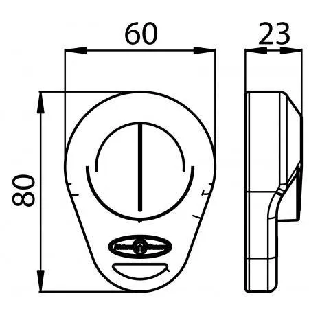 Riviera Mizar Floating Handheld Compass