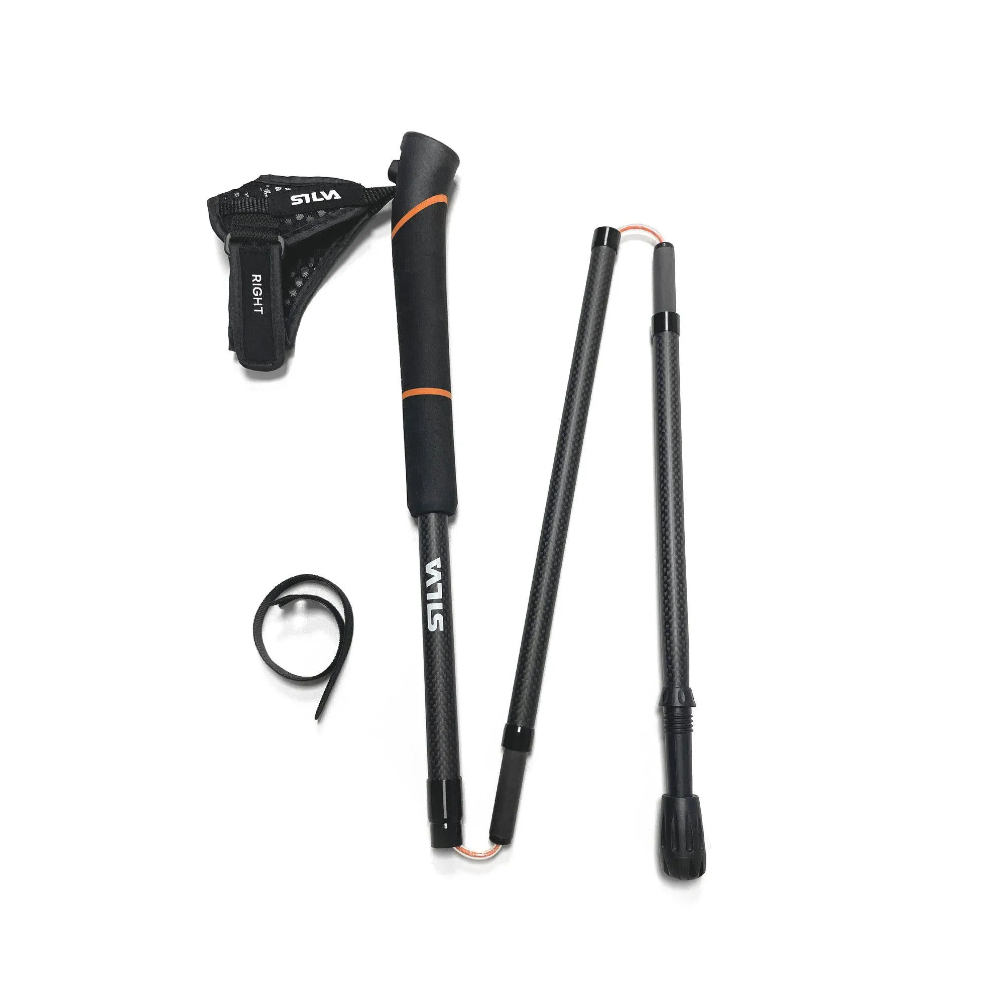 Running poles carbon 135 cm