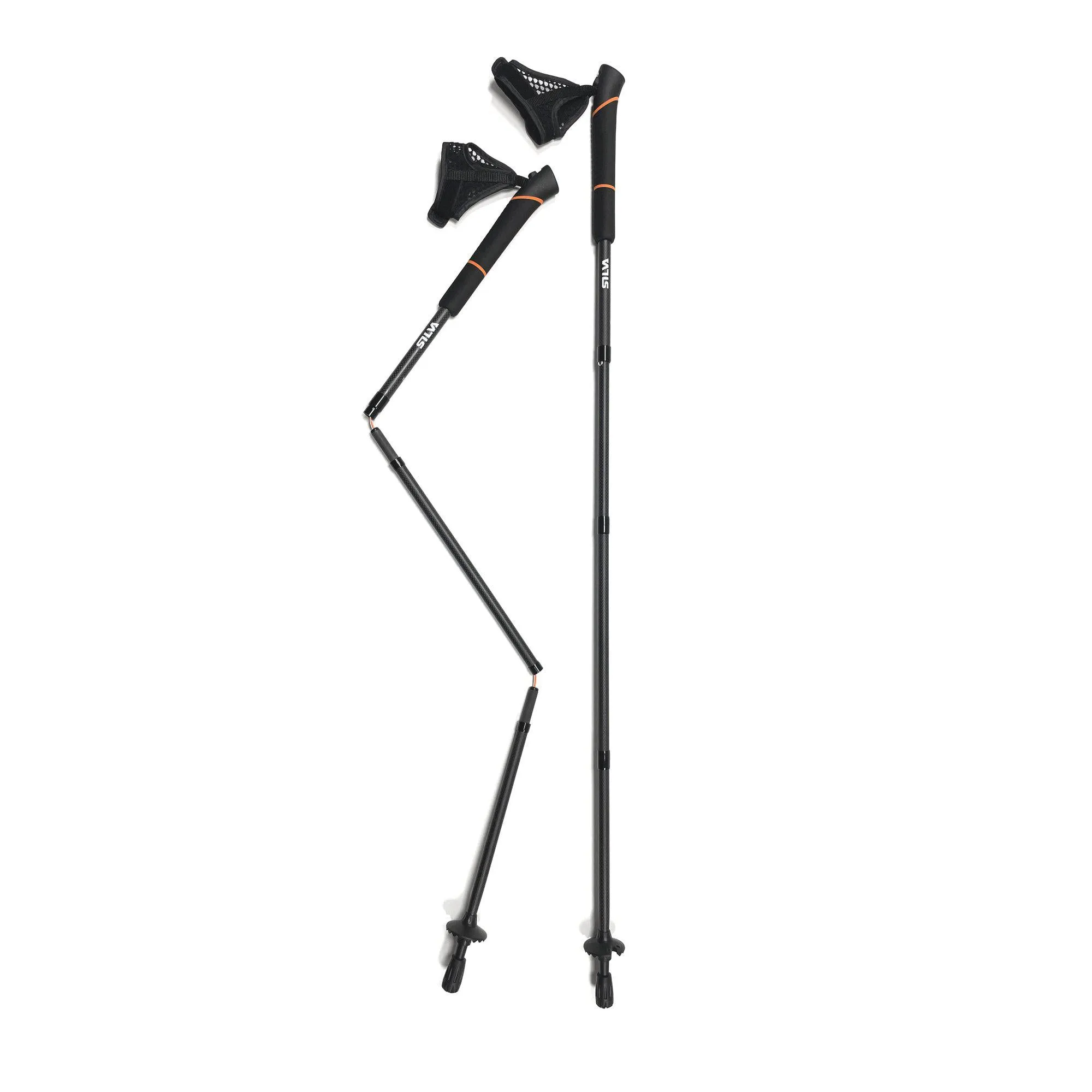 Running poles carbon 135 cm