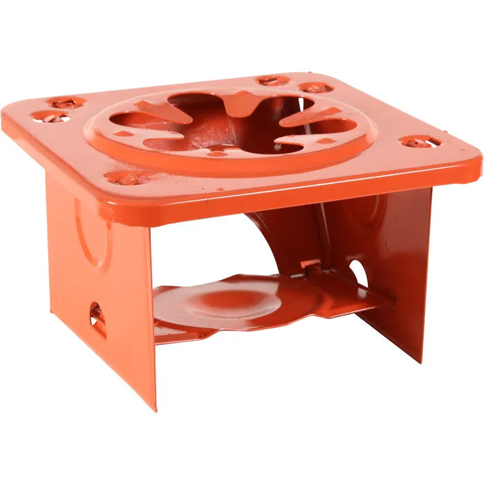 Safety Orange - Single Burner Camping Folding Stove