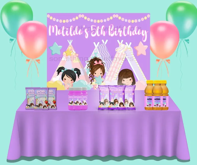 Slumber Party Birthday Theme - FREE SHIPPING