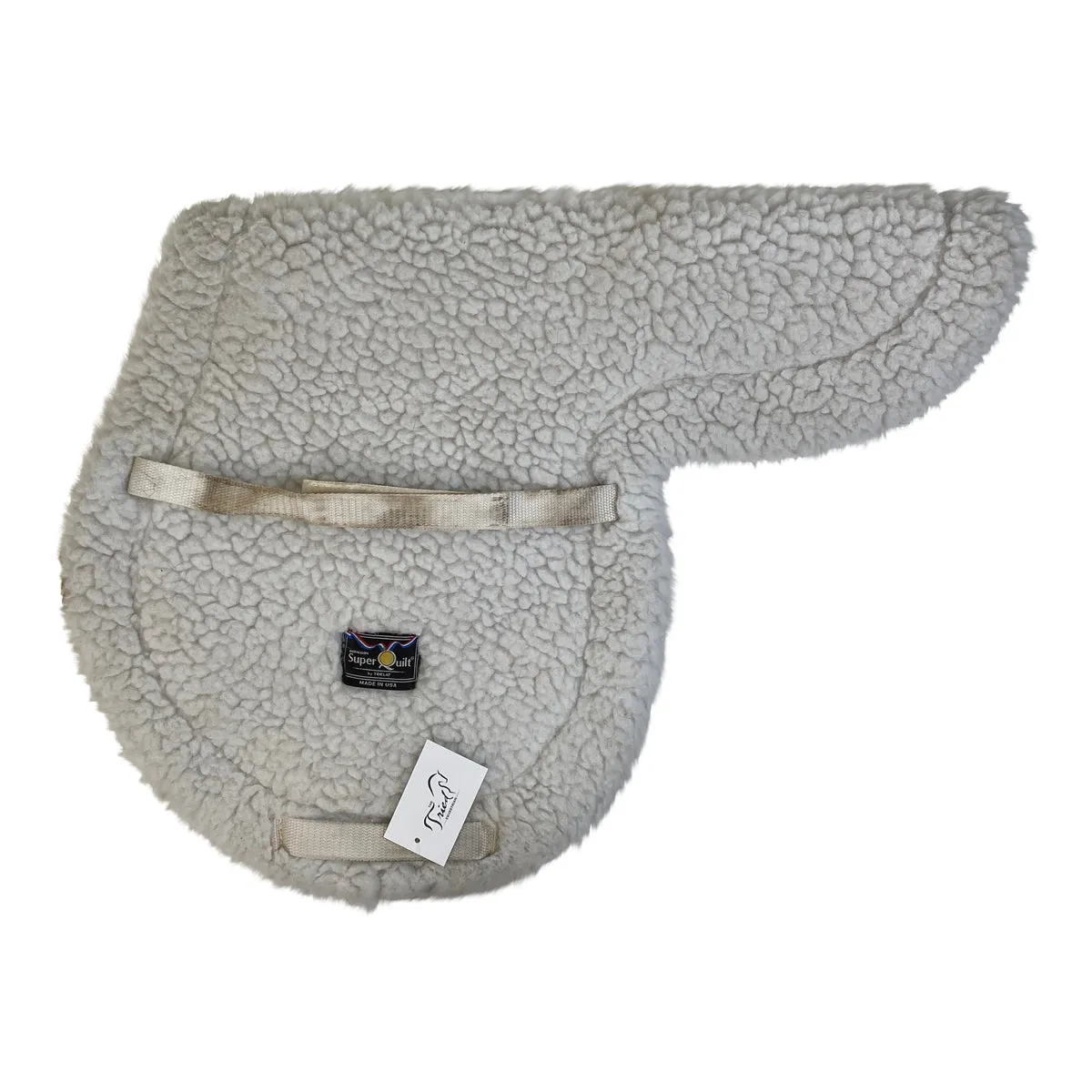 Toklat Medallion 'SuperQuilt' Saddle Pad in White - 16-17 Saddles