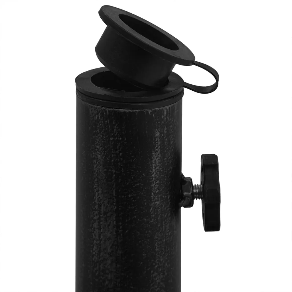 Umbrella Base Black 48x48x33 cm Cast Iron