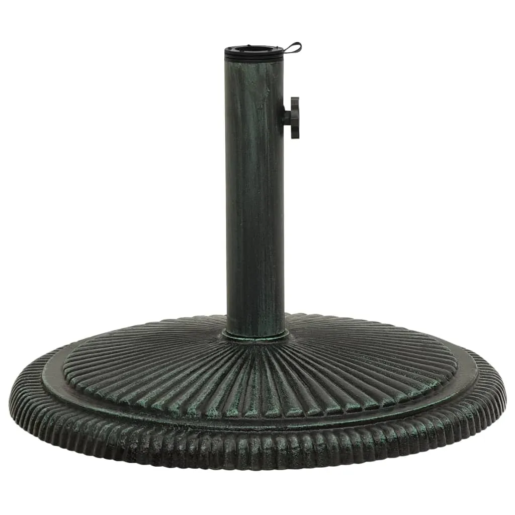 Umbrella Base Green 45x45x30 cm Cast Iron